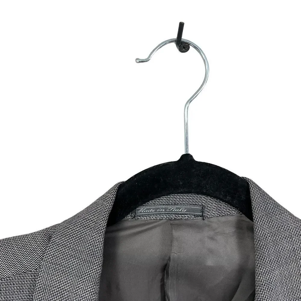 Corneliani Sport Super 100's Virgin Wool Blazer Suit Jacket Men Button Gray 44*